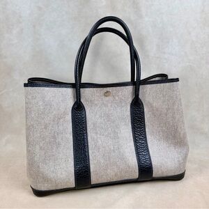 Hermès Garden Party Canvas & Leather Tote Bag